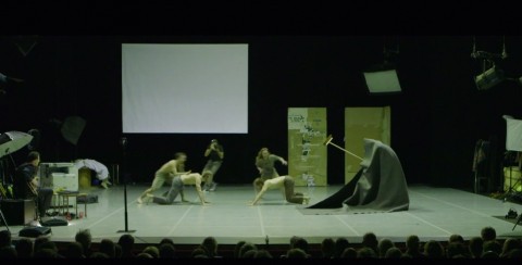The battlefield of the stage. booty Looting directed by Wim Vandekeybus, Ultima Vez, Teatro alle Tese, Venice 2012. Still video