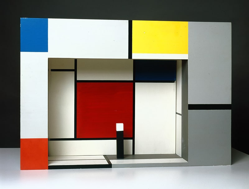 Piet Mondrian, <em>Progetto di scenografia per “L’Effimero è eterno”</em> di Michel Seuphor, 1926