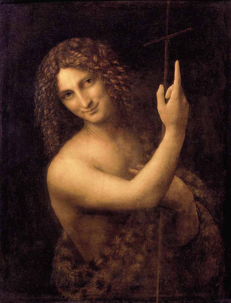 Leonardo da Vinci, <em>Saint John the Baptist</em> (painted between 1508 and 1513)