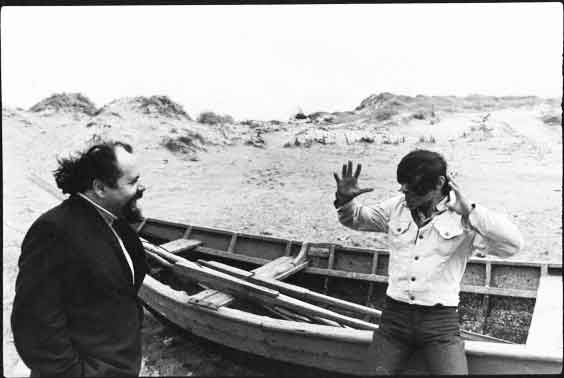 Ludwik Flaszen and Ryszard Cieślak sulla costa danese del Mar Baltico, 1971. Foto di Andrzej Paluchiewicz.