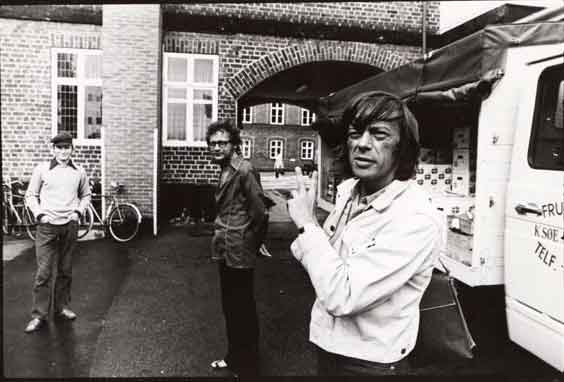 Stanisław Scierski, Jerzy Grotowski e Ryszard Cieślak a Holstebro,1971. Foto di Andrzej Paluchiewicz.