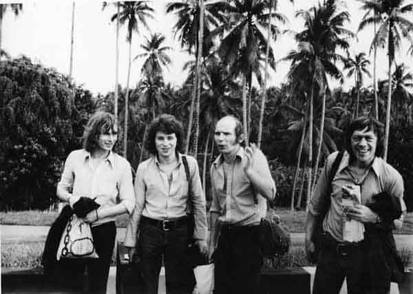 Jacek Zmysłowski, Zbigniew Kozłowski, Stanisław Scierski e Ryszard Cieślak in Australia nella primavera del 1974. Foto di Andrzej Paluchiewicz.