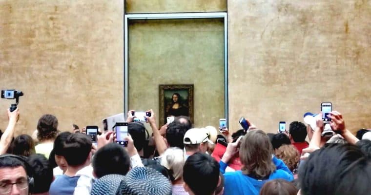Leonardo da Vinci, La Gioconda , 1503, Louvre museum, Paris. Photo of 16 July 2018 by Anna Pirri.