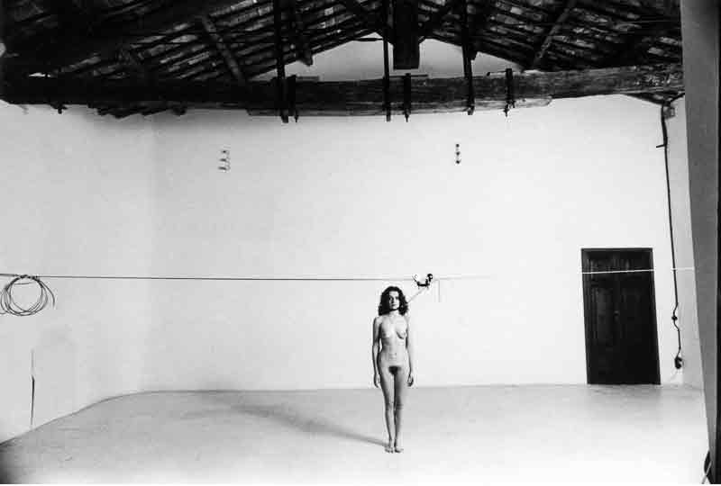 Vettor Pisani, Lo Scorrevole (1972), foto di Elisabetta Catalano, Archivio Elisabetta Catalano.