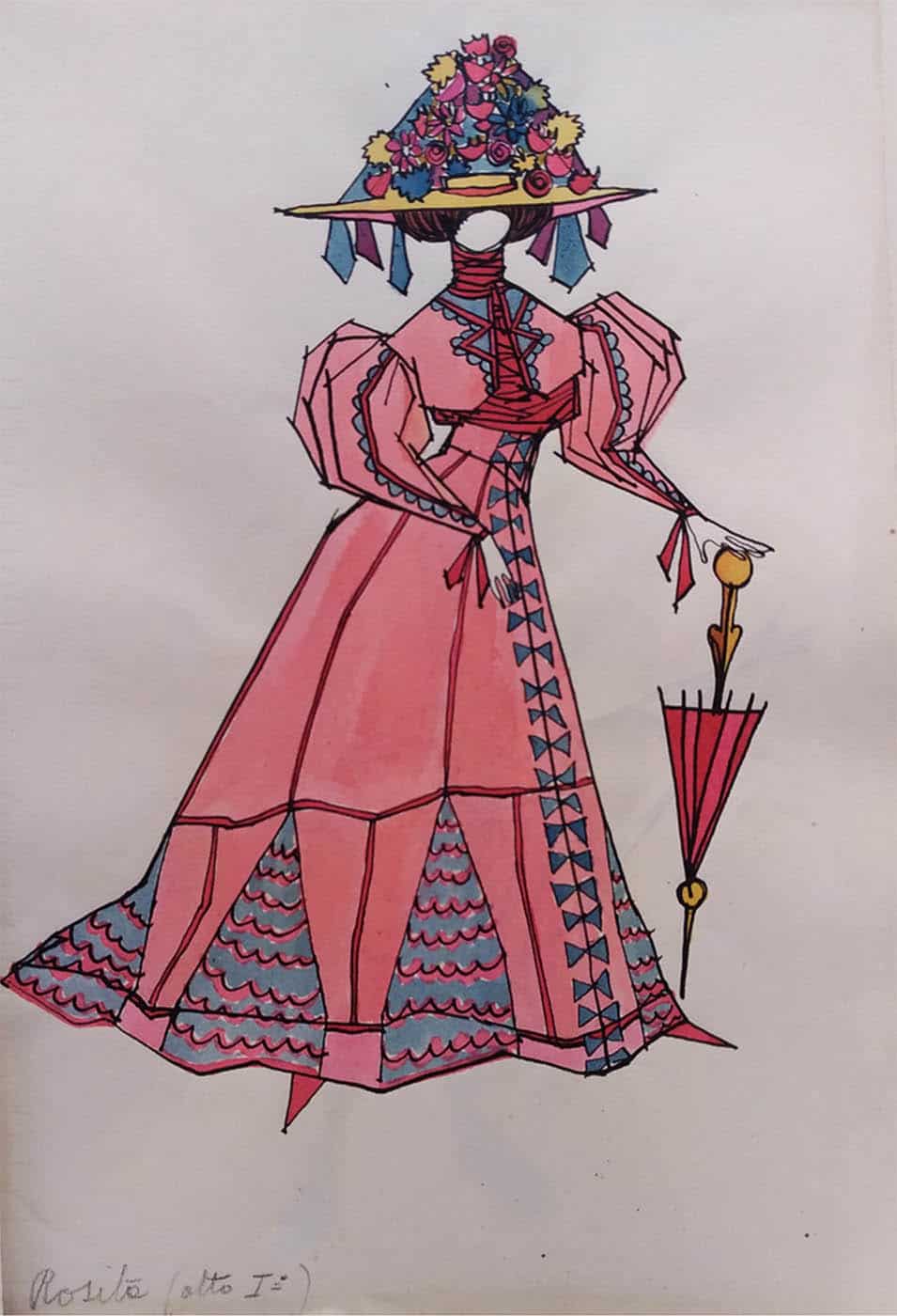 Giosetta Fioroni costumista e Pino Pascali scenografo