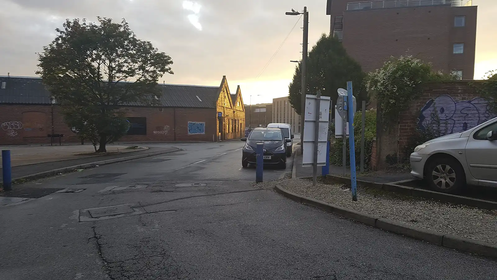 Sylvester Street, Sheffield, 6.55 am, 22 settembre 2020, foto Joslin McKinney.