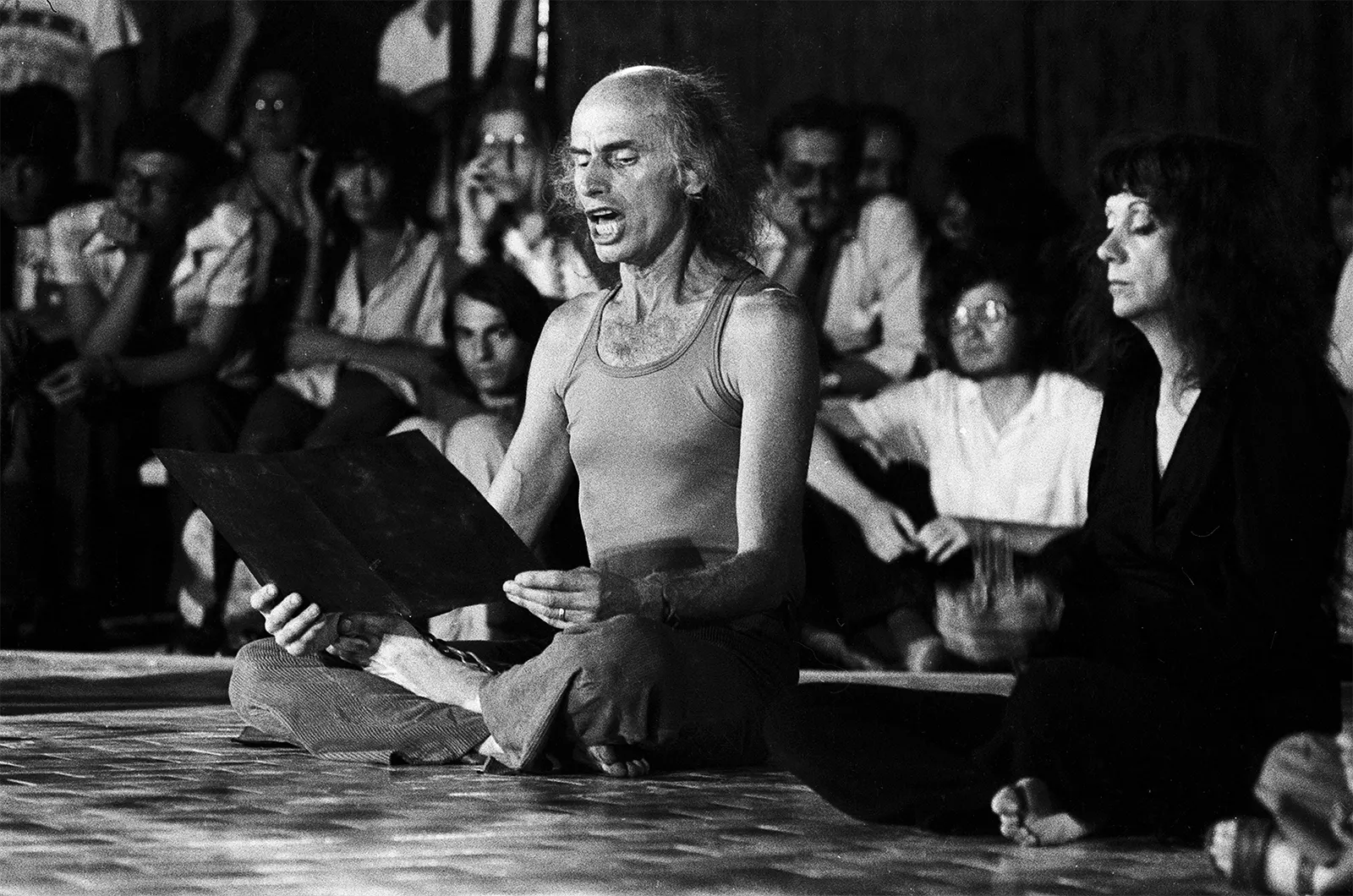 Living Theatre, The seven meditations, 1976. Foto di Fabio Donato.