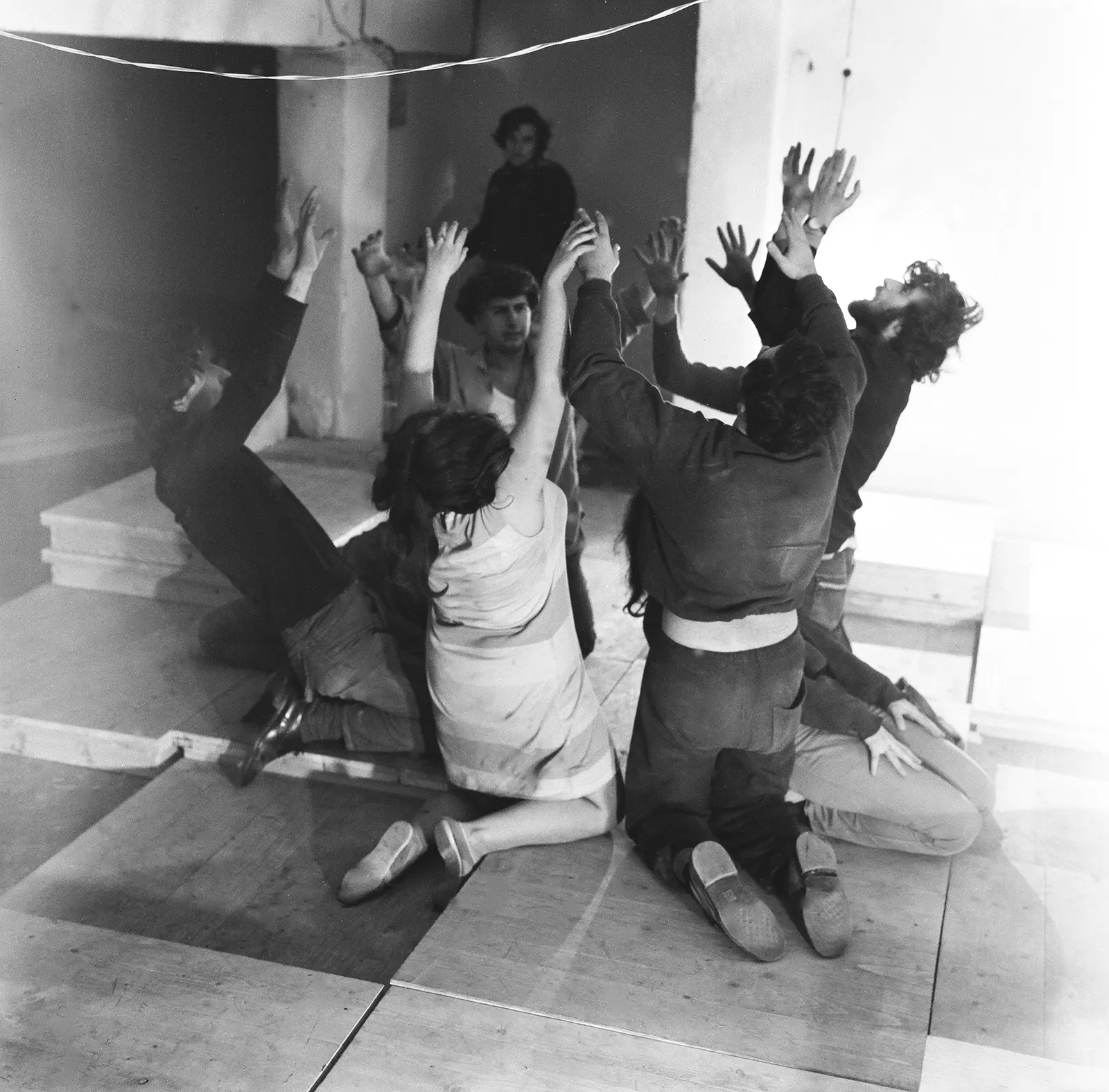 Mario e Maria Luisa Santella, Prove per una messinscena di Amleto di Shakesperare, 1968. Foto Fabio Di Donato.