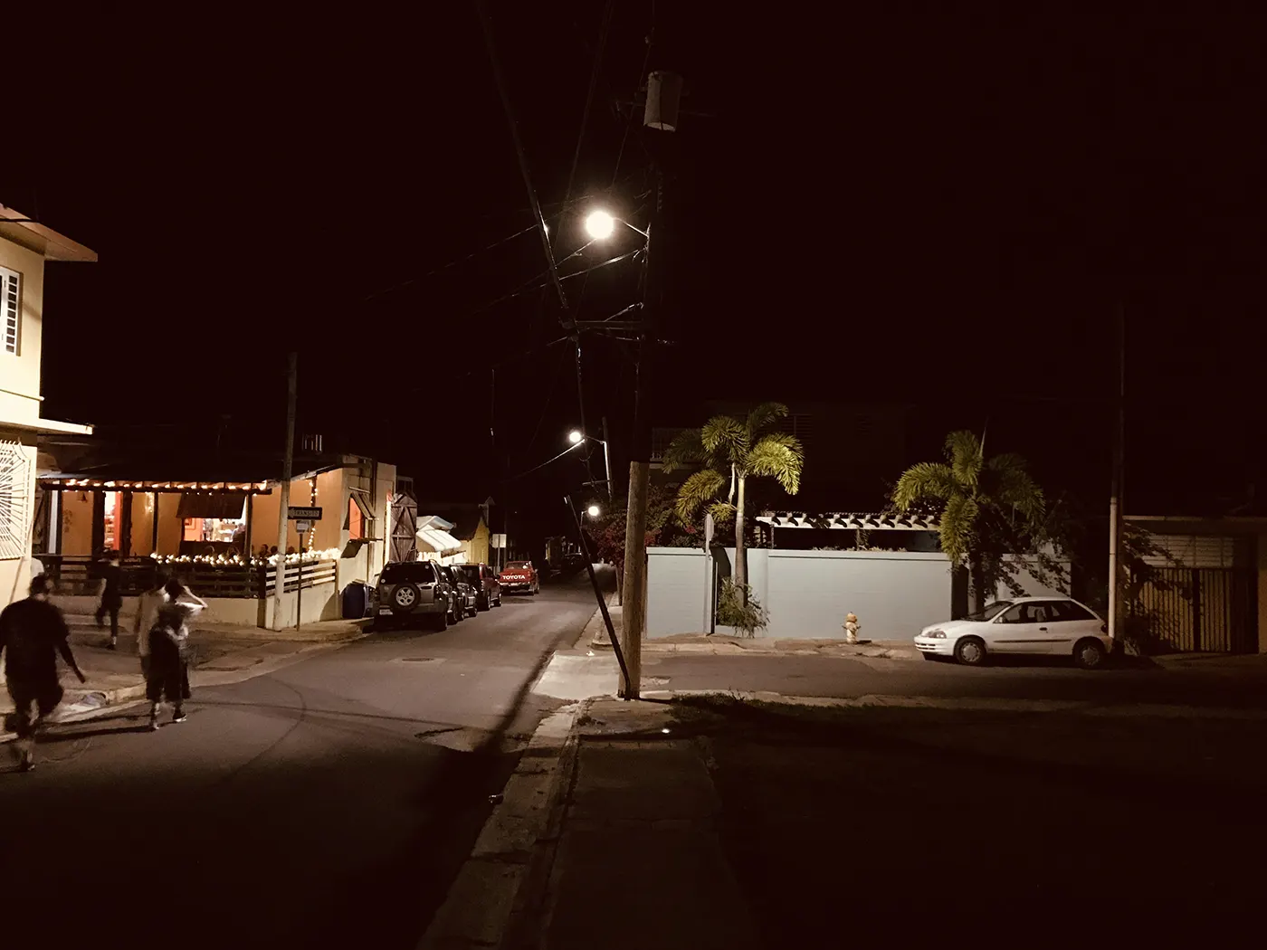 Vieques di notte, foto di Roberta Da Soller, dicembre 2018.