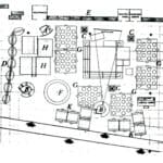 Teatro XIV Triennale MIlano. 1968. Pietro Derossi. PIanta. Pubblicata in Derossi, Angeli, «L'avventura del progetto. L'architettura come conoscenza, esperienza, racconto», Franco Angeli, 2012.