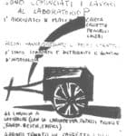 Giuliano Scabia. Marco Cavallo. 1973. Giornale Murale,pubblicato in G. Scabia, 'Marco Cavallo. Un’esperienza di animazione in un ospedale psichiatrico', Einaudi, Torino,1976.