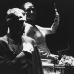 Teatro delle Albe, Lus (1995), nella foto Ermanna Montanari, Stefano Cortesi, foto di Corelli e Fiorentini 1995, pubblicata in www.archivio.teatrodellealbe.com
