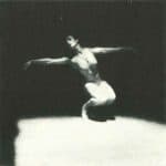 Achille Perilli, Gruppo Altro. Altro/ICS. 1977. La danzatrice esegue il suo pezzo nella prima variante, prima di essere eclissata dalle proiezioni. Pubblicato in 'Altro. Dieci anni di lavoro intercodice', edizioni Kappa, 1981.