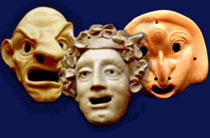 Maschera commedia greca